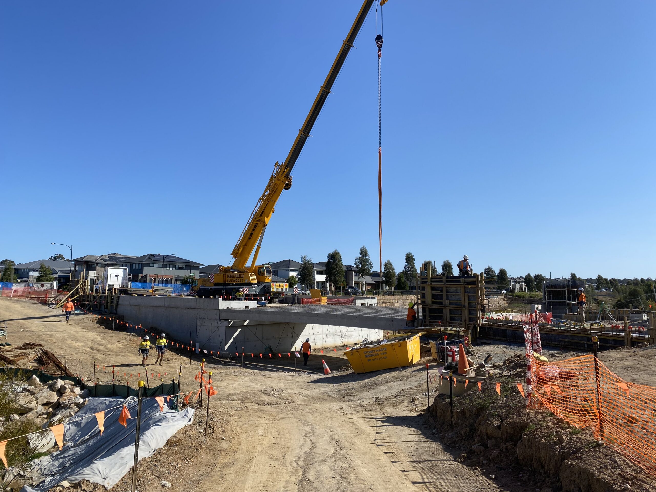 1. Bridge Plank with crane